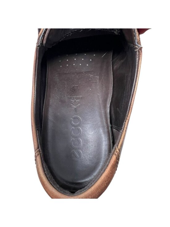 Ecco Melbourne Men\'s 13 Cocoa Brown Leather Wingtip Oxford Derby Dress Shoes main image 8